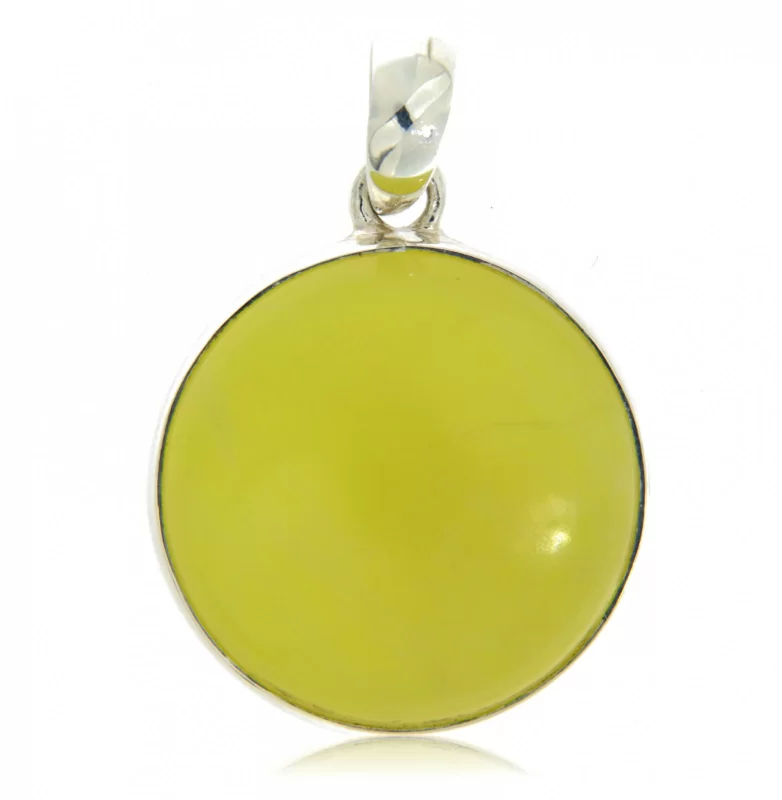 Pandant din Argint 925 Opal verde Natural -  Frumusețe Radiantă și Inovație