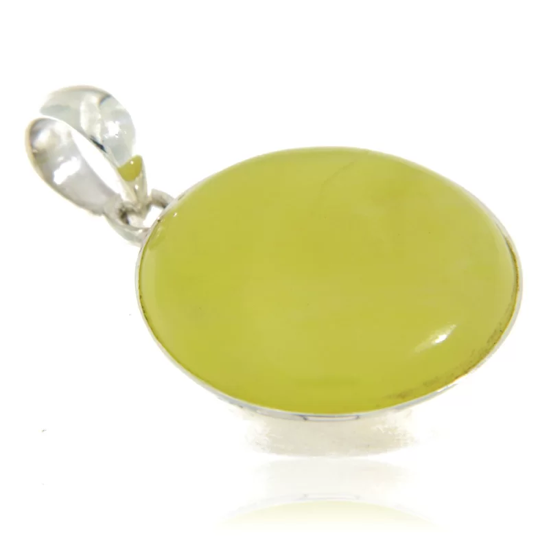 Pandant din Argint 925 Opal verde Natural -  Frumusețe Radiantă și Inovație