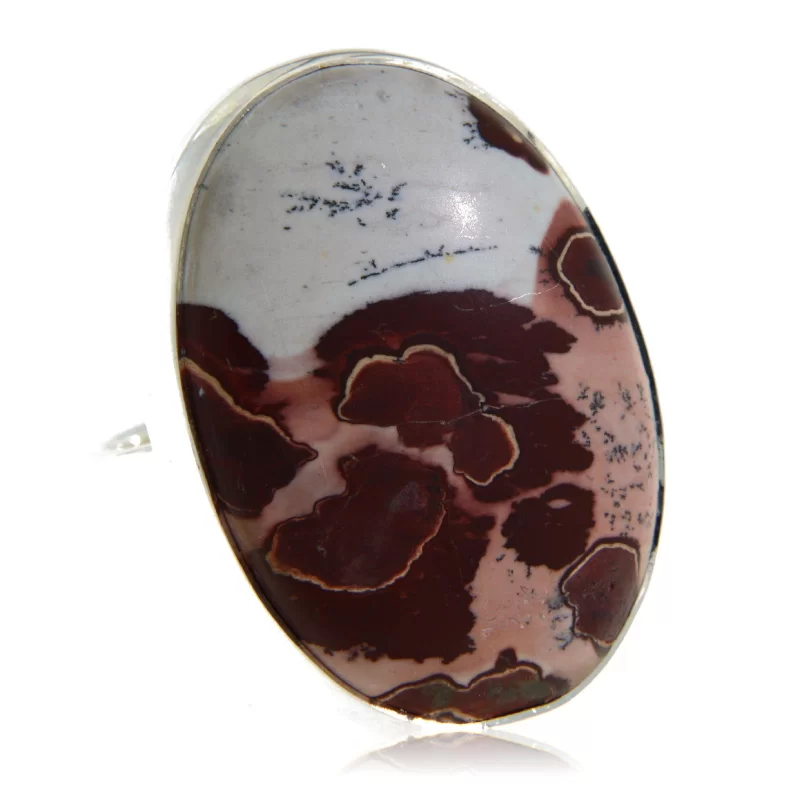 Inel Argint 925 Jasp dendritic Natural - Unic si Inspirat de Natura