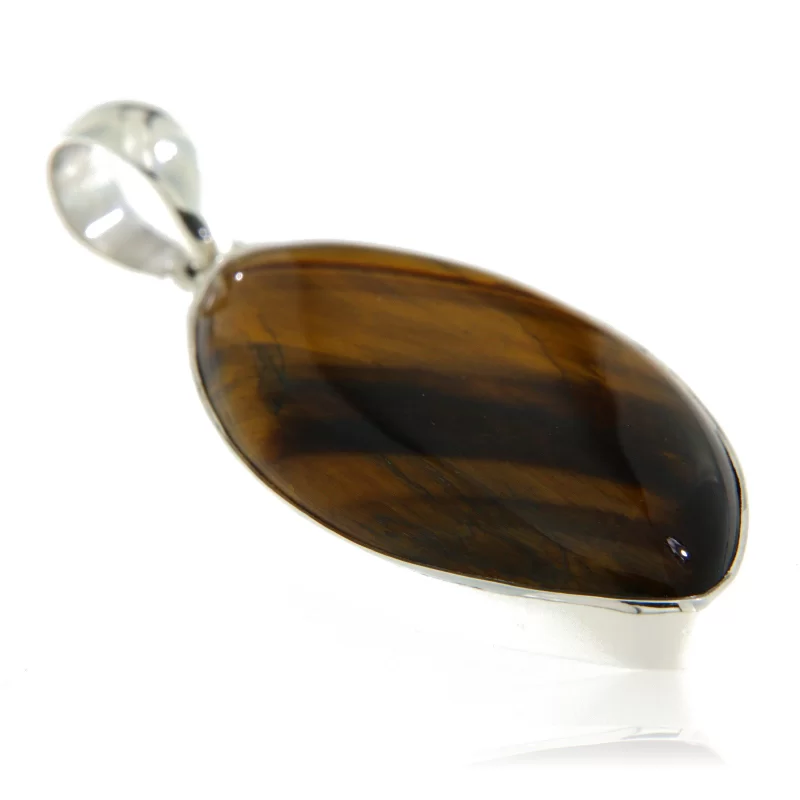Pandant Argint 925 Ochi de tigru Natural - Putere si Eleganta