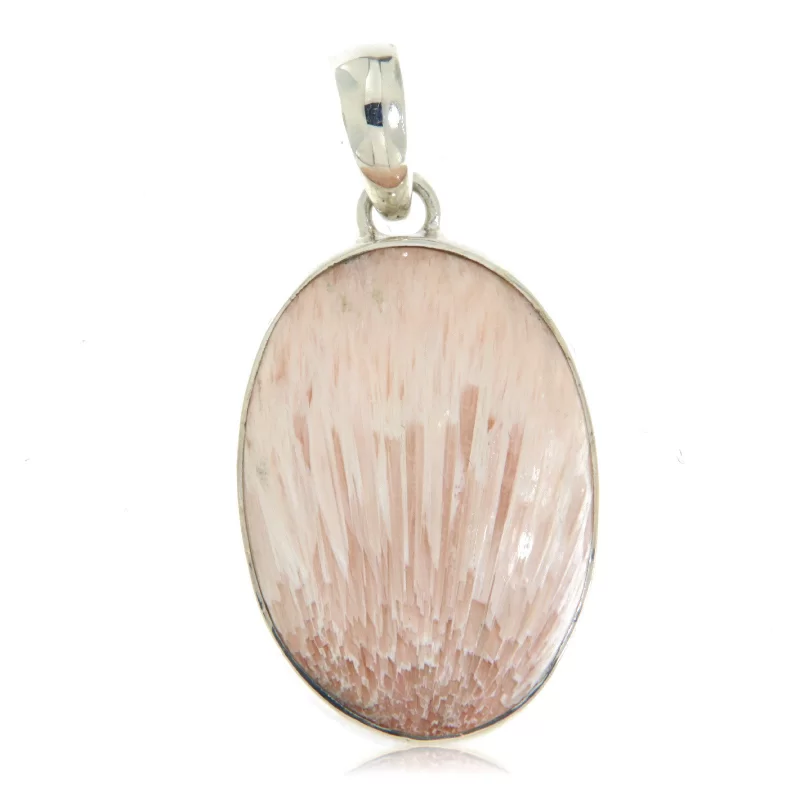 Pandant Argint 925 Scolecit Natural - Eleganta Naturii