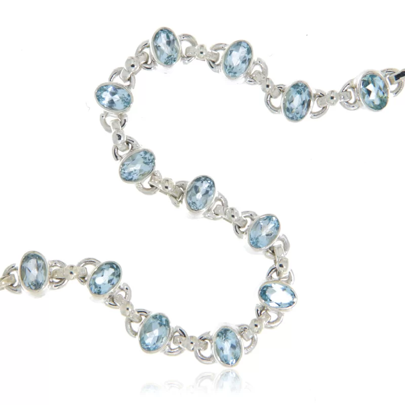 Bratara Argint 925  Topaz Natural - Stralucire si Eleganta
