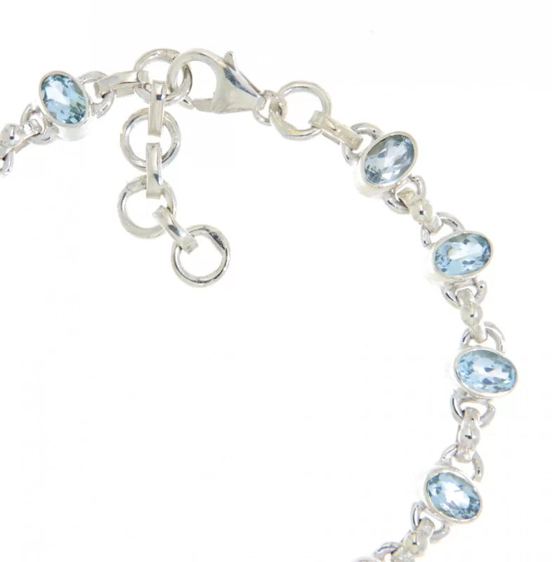 Bratara Argint 925  Topaz Natural - Stralucire si Eleganta