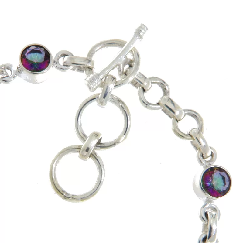 Bratara Argint 925  Topaz Mistic - Stralucire si Mister