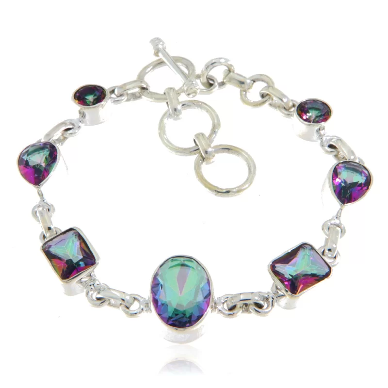 Bratara Argint 925  Topaz Mistic - Stralucire si Mister