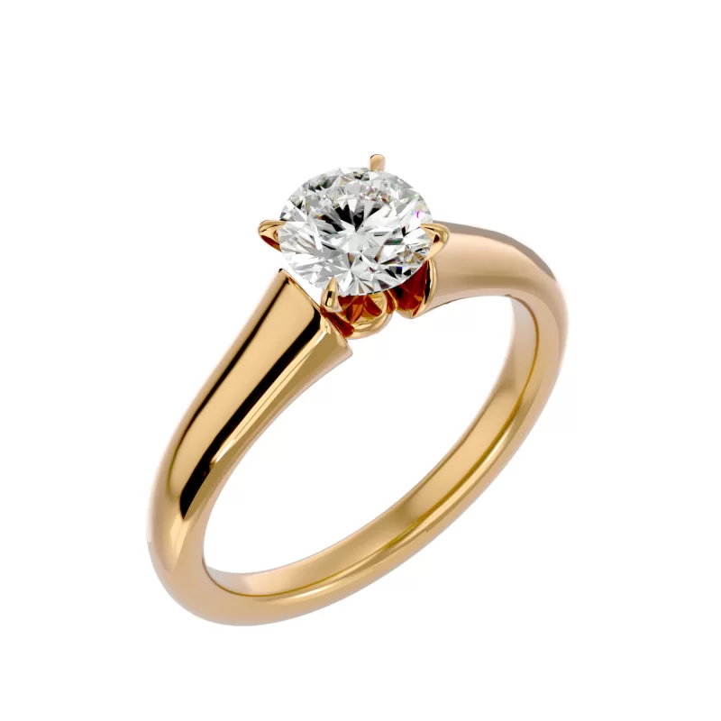 Inel de logodna Aur Galben 18k Diamant Natural - Isabella