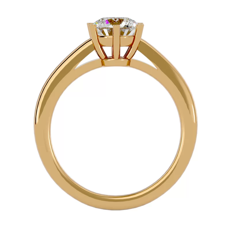 Inel de logodna Seducator Briliant Gold Aur 18k Pure Diamond - Ingrid