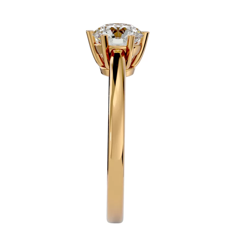 Inel de logodna Seducator Briliant Gold Aur 18k Pure Diamond - Ingrid