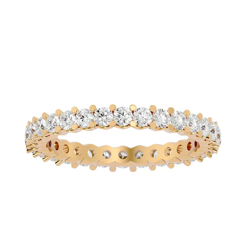 Inel Eternity Sublim Briliant Gold Aur 18k Real Diamonds - Maria Antoaneta