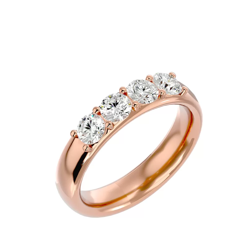 Inel Semi-Eternity Splendid Briliant Aur 18k Diamante Naturale - Maria