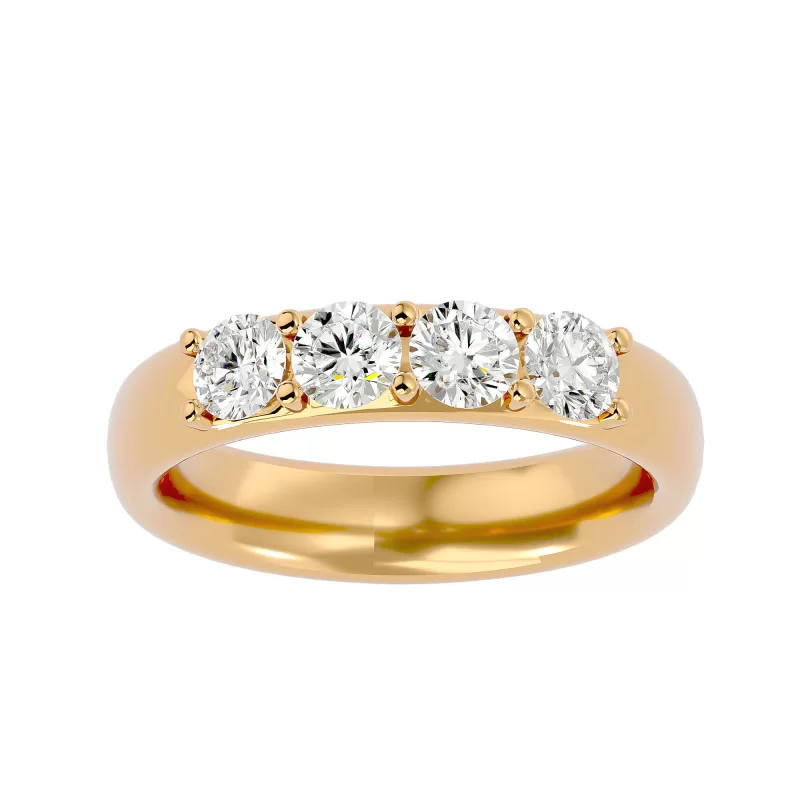 Inel Semi-Eternity Splendid Briliant Aur 18k Diamante Naturale - Maria