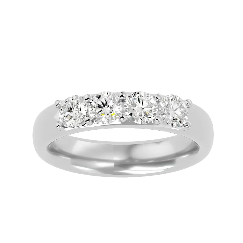 Inel Semi-Eternity Splendid Briliant Aur 18k Diamante Naturale - Maria