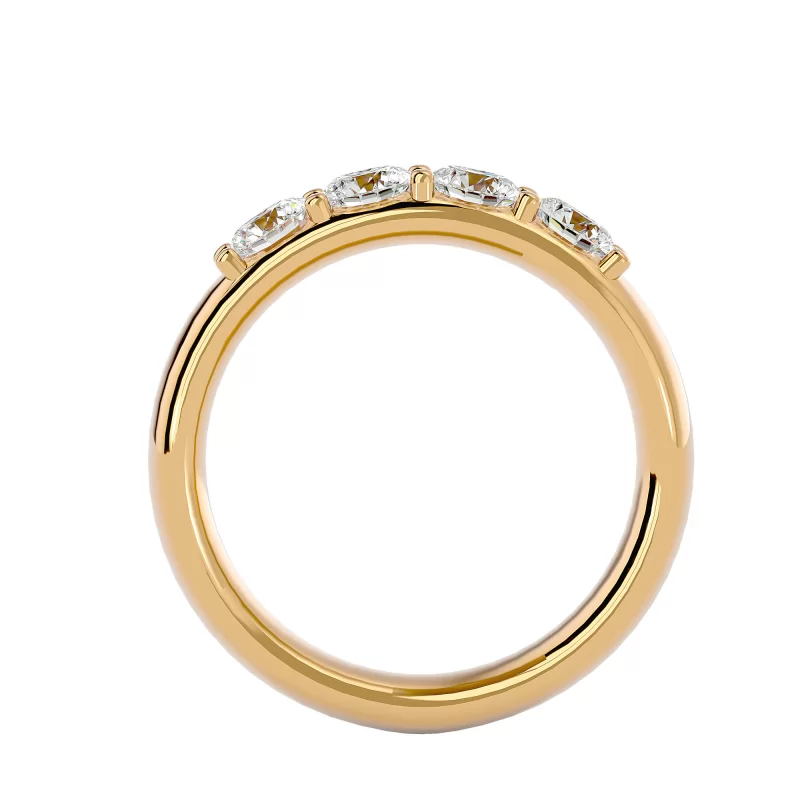Inel Semi-Eternity Splendid Briliant Aur 18k Diamante Naturale - Maria