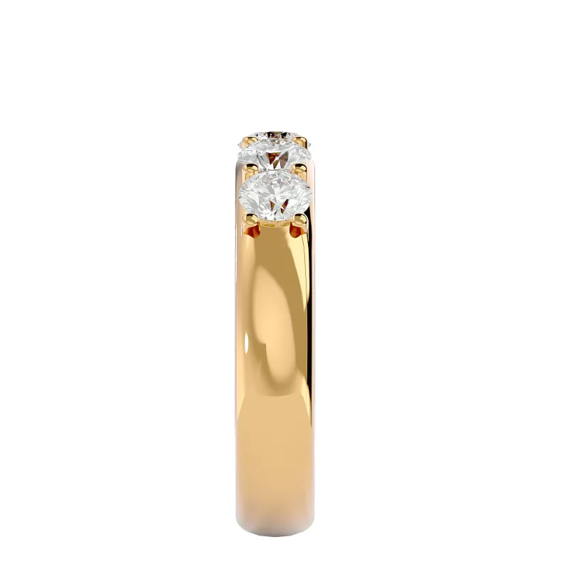 Inel Semi-Eternity Splendid Briliant Aur 18k Diamante Naturale - Maria
