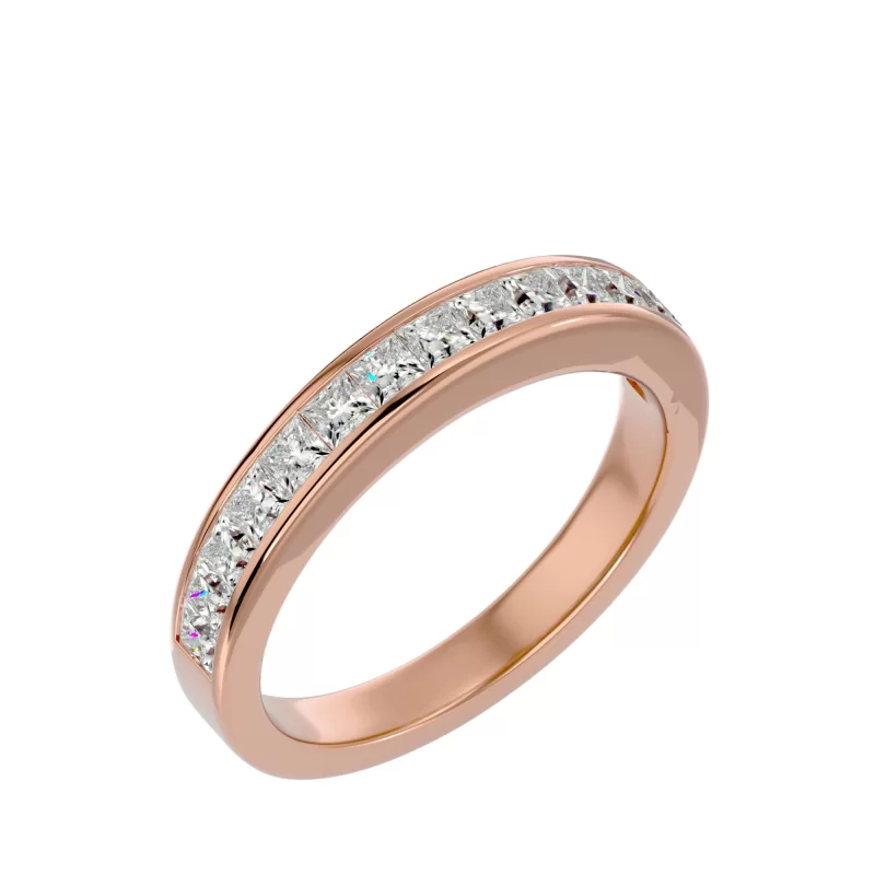 Inel Semi-Eternity Spectacular Briliant Aur 18k Diamante Naturale - Ana