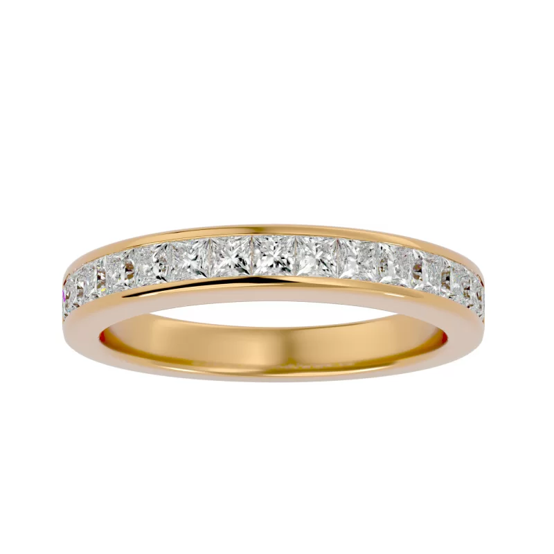 Inel Semi-Eternity Spectacular Briliant Aur 18k Diamante Naturale - Ana