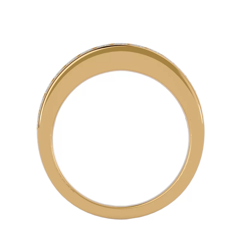 Inel Semi-Eternity Spectacular Briliant Aur 18k Diamante Naturale - Ana