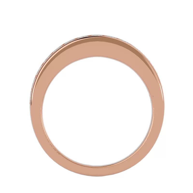 Inel Semi-Eternity Spectacular Briliant Aur 18k Diamante Naturale - Ana