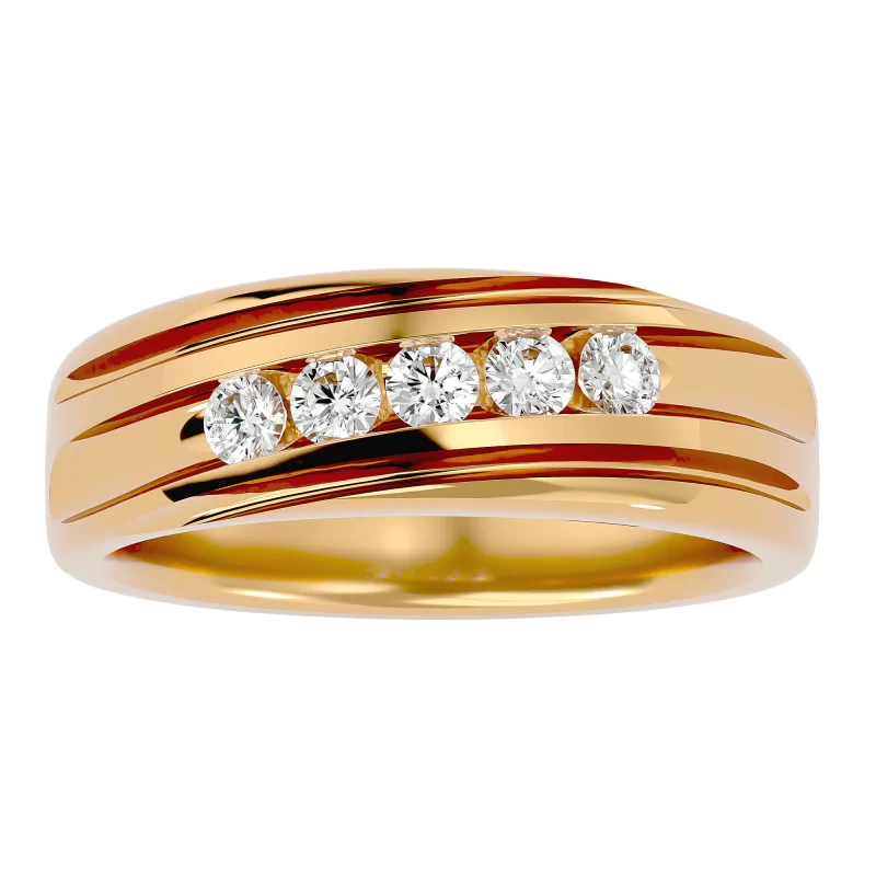 Verigheta tip Inel pentru Barbati Aur 18k Diamante Naturale - Cairo