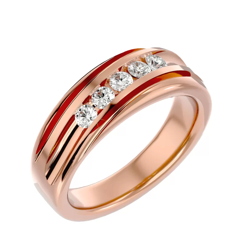 Verigheta tip Inel pentru Barbati Aur 18k Diamante Naturale - Cairo