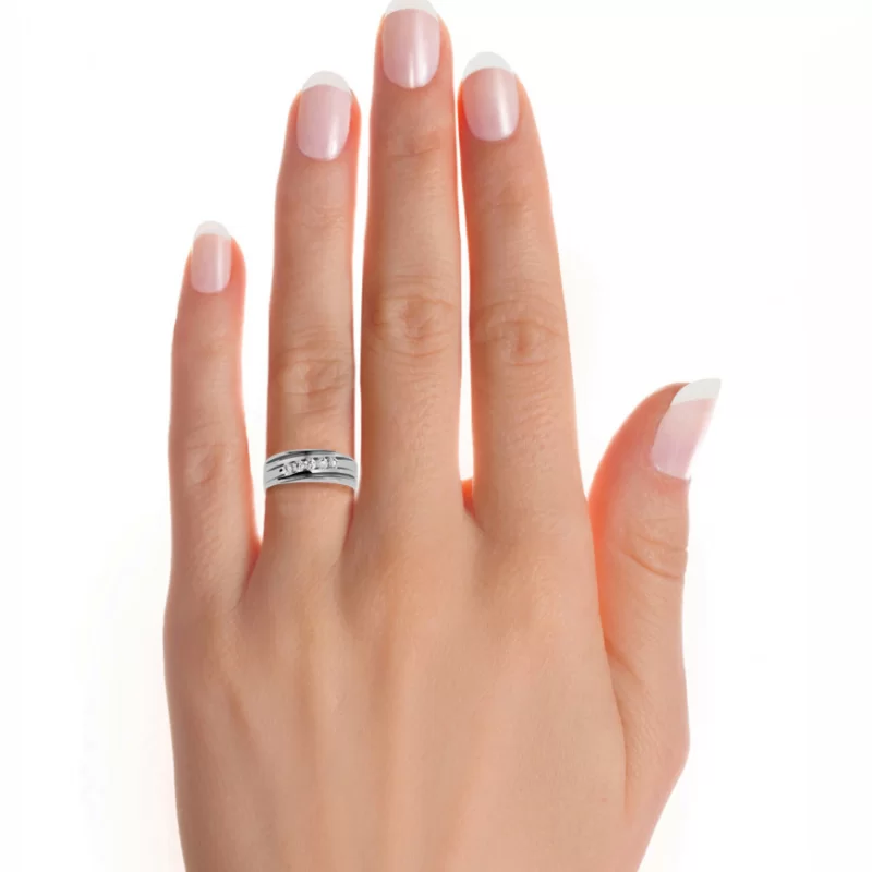 Verigheta tip Inel pentru Barbati Aur 18k Diamante Naturale - Cairo