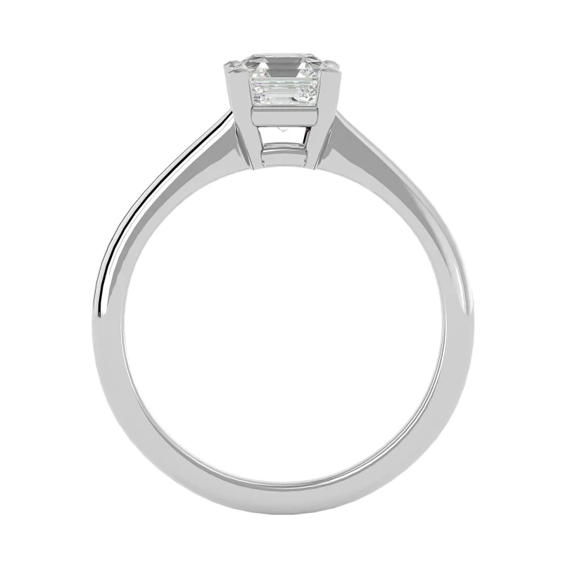 Inel de Logodna Dazzling Cushion Aur Alb 18k Pure Diamond - Cristina