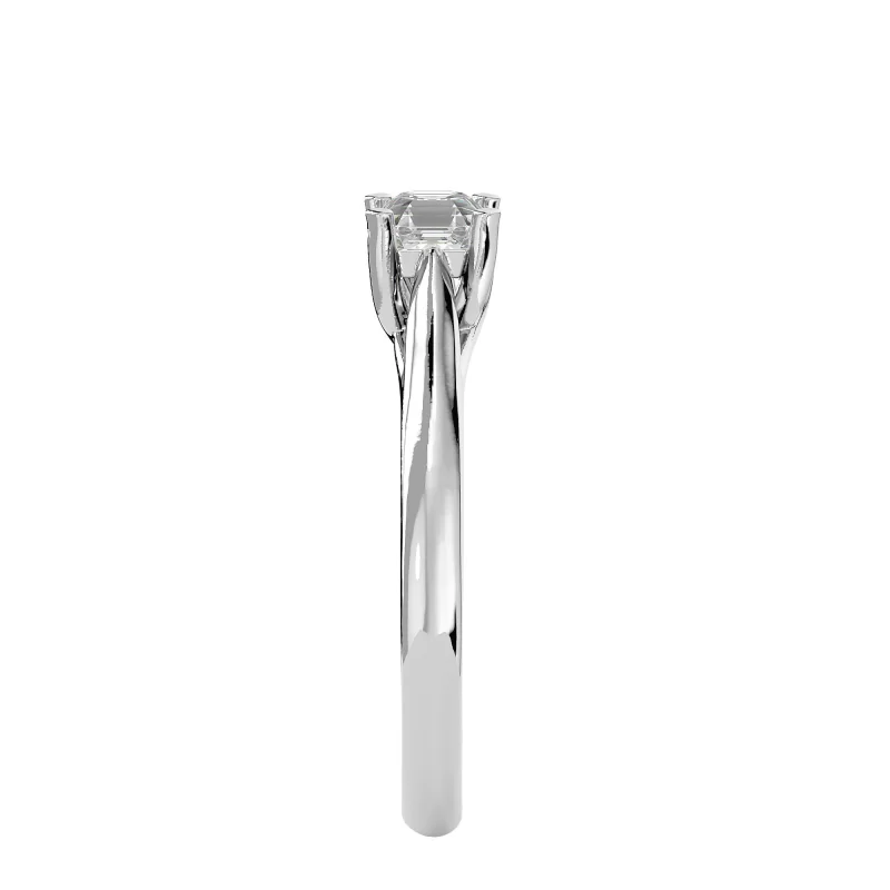 Inel de logodna Outstanding Cushion Aur Alb 18k Pure Diamonds - Alice
