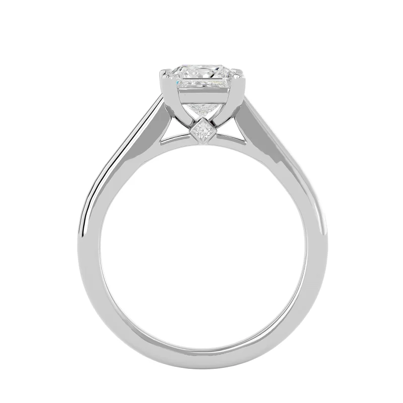 Inel de logodna Princess Aur Alb 18k Diamante Naturale - Rhianna