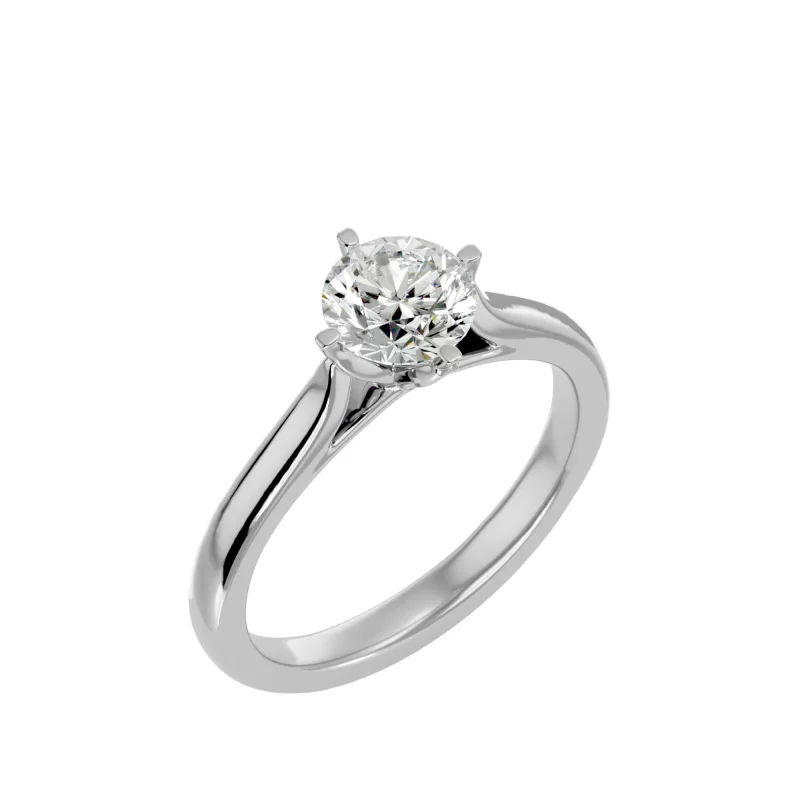 Inel de Logodna Enchanting Briliant White Aur 18k Diamant Natural - Freya