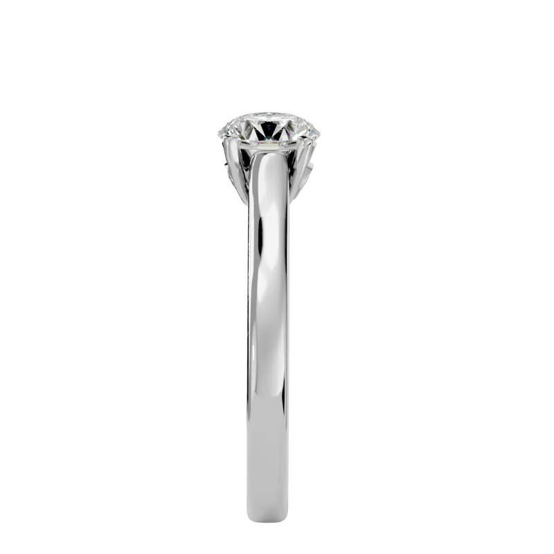 Inel de Logodna Mesmerizing Briliant Aur Alb 18k Real Diamond - Selma