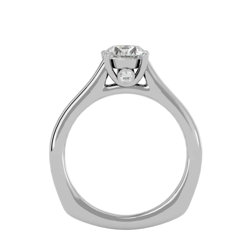 Inel de Logodna Mesmerizing Briliant Aur Alb 18k Real Diamond - Selma