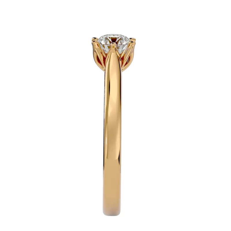 Inel de Logodna Refined Briliant Gold Aur 18k Pure Diamond - Monique