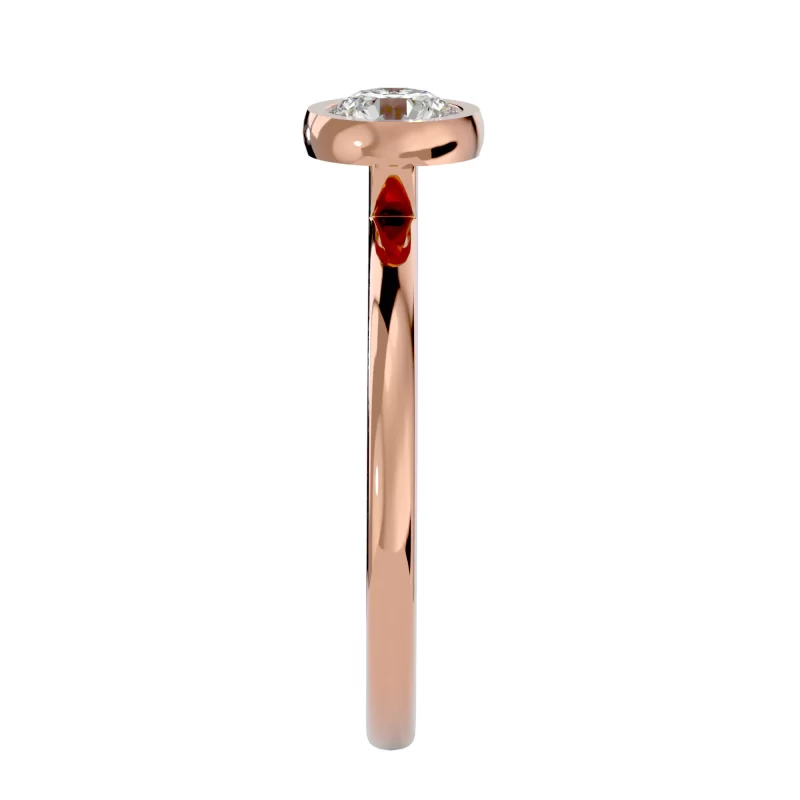 Inel de Logodna Precious Briliant Rose Aur 18k Real Diamond - Irena