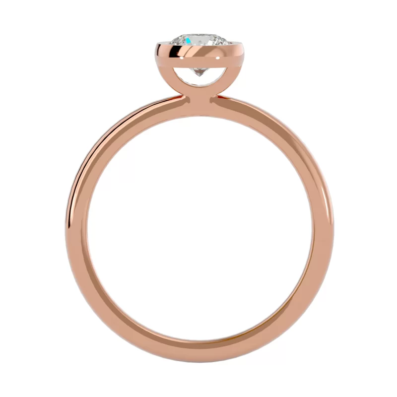 Inel de Logodna Precious Briliant Rose Aur 18k Real Diamond - Irena