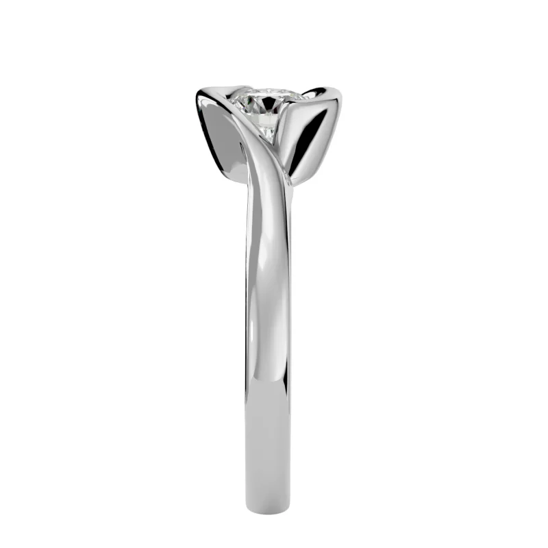 Inel de Logodna Stunning Briliant White Aur 18k Pure Diamond - Bristena