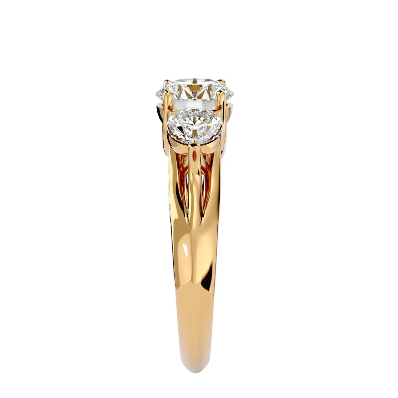 Inel de Logodna Trilogy Aur Galben 18k Diamante Naturale - Gloria