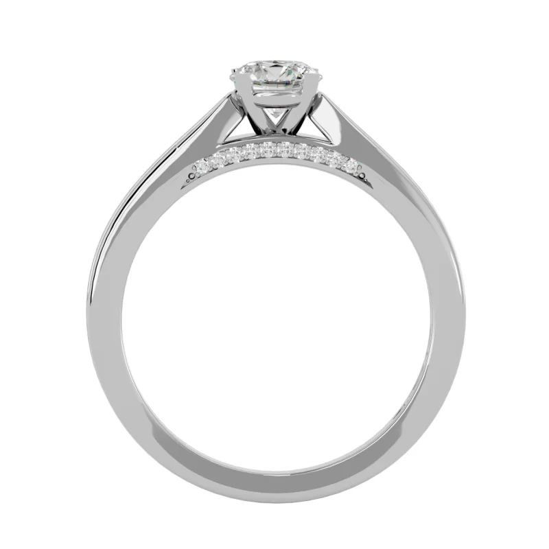 Inel de Logodna Luxurious Pave Aur White 18k Pure Diamonds - Linda
