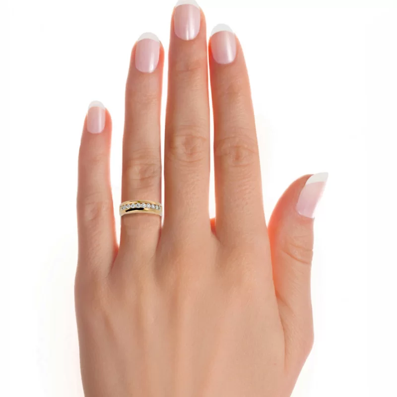 Verigheta Barbateasca Refined Aur 18k Diamante Naturale - Detroit
