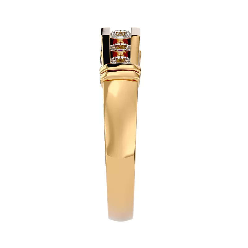 Verigheta Barbateasca Powerful Aur 18k Diamante Naturale - Bristol