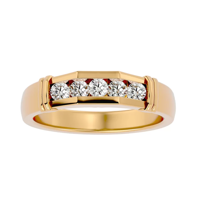 Verigheta Barbateasca Powerful Aur 18k Diamante Naturale - Bristol