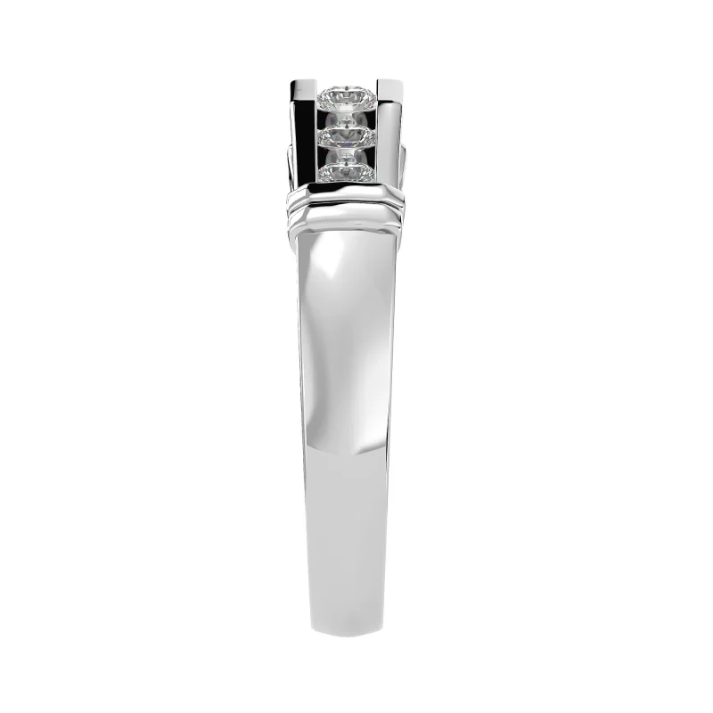 Verigheta Barbateasca Powerful Aur 18k Diamante Naturale - Bristol