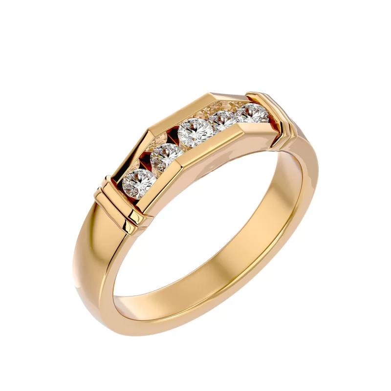 Verigheta Barbateasca Powerful Aur 18k Diamante Naturale - Bristol