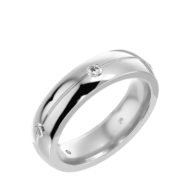 Verigheta Barbateasca Stylish Aur 18k Diamante Naturale - Manchester