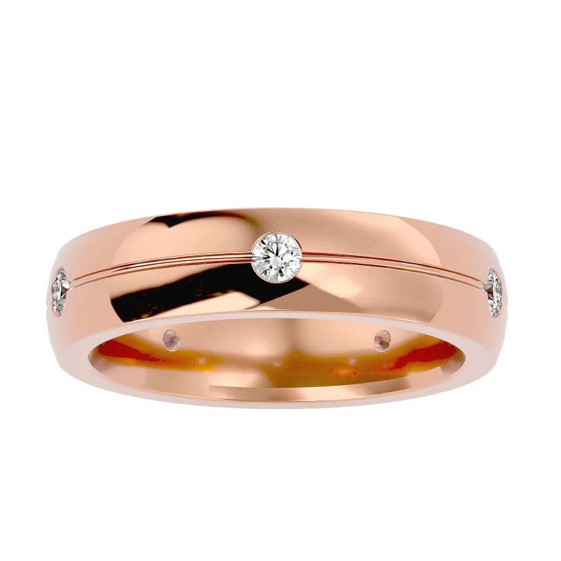 Verigheta Barbateasca Stylish Aur 18k Diamante Naturale - Manchester
