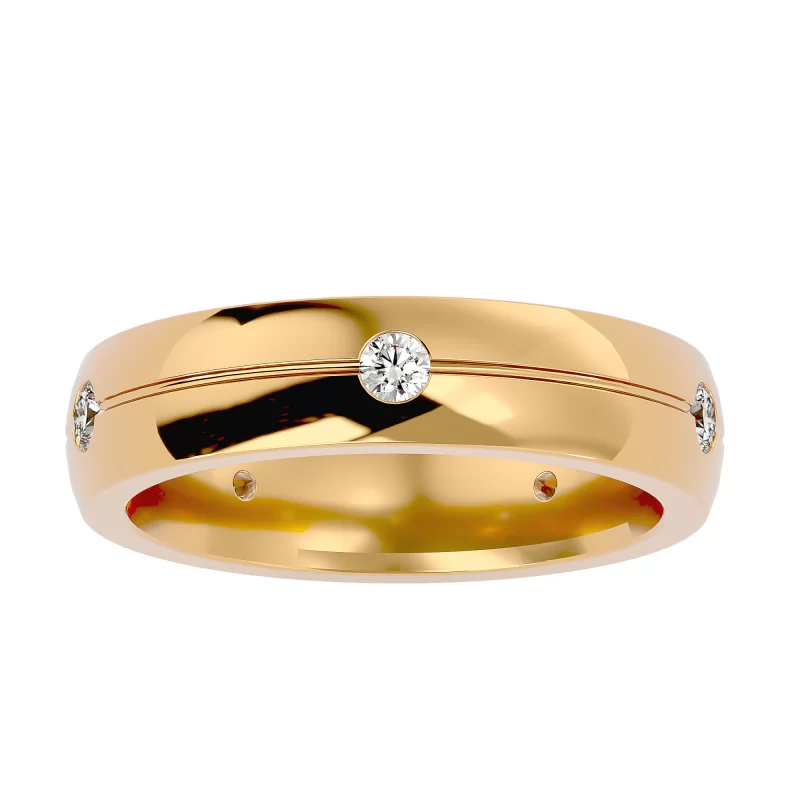 Verigheta Barbateasca Stylish Aur 18k Diamante Naturale - Manchester