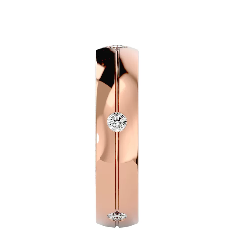 Verigheta Barbateasca Stylish Aur 18k Diamante Naturale - Manchester
