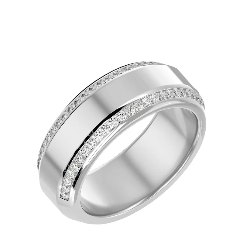 Verigheta Barbateasca Contemporary Aur 18k Real Diamonds -  Leicester