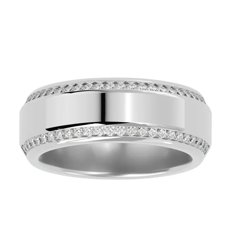 Verigheta Barbateasca Contemporary Aur 18k Real Diamonds -  Leicester