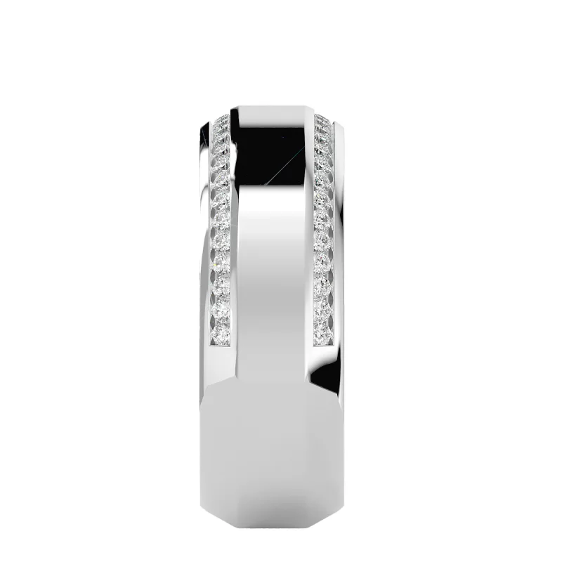 Verigheta Barbateasca Contemporary Aur 18k Real Diamonds -  Leicester