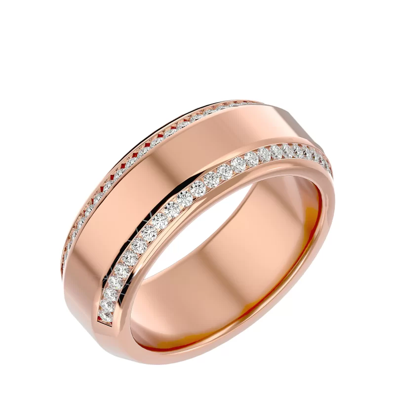 Verigheta Barbateasca Contemporary Aur 18k Real Diamonds -  Leicester